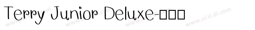 Terry Junior Deluxe字体转换